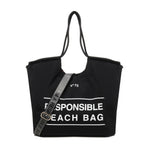 Borsa shopping Review 73BS8ZF01 REVIEWNERO/BIANCO V° 73 