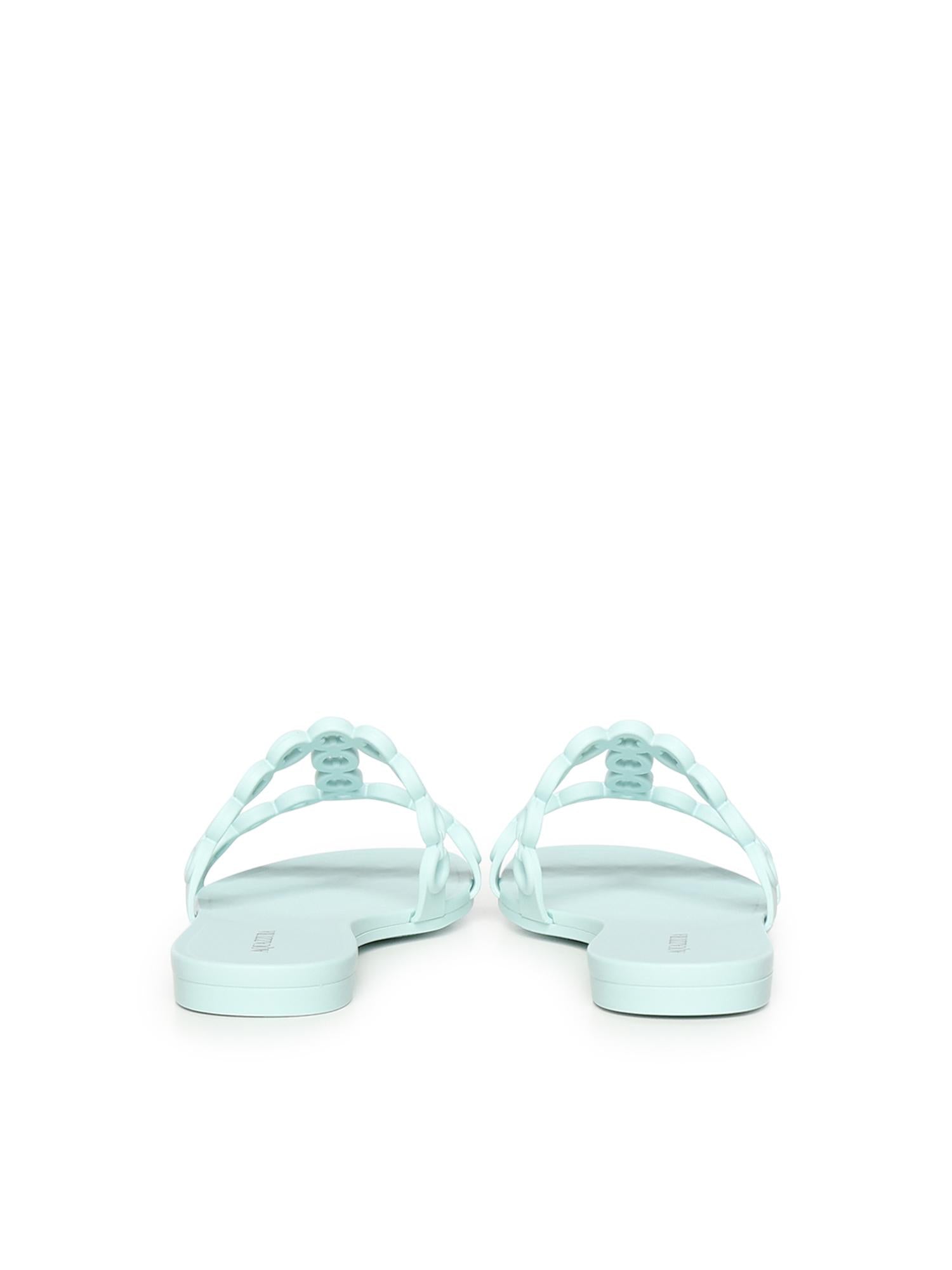 Sandali flat Infinity Chain Jelly ICJFLAS0 JLYSRZ AQUAZZURA 
