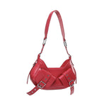 Borsa a spalla Y2K.001 FBBP70001STR -CILIEGIA/NIKEL BIASIA 