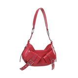 Borsa a spalla Y2K.001 FBBP70001STR -CILIEGIA/NIKEL BIASIA 