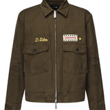 Giacca con zip e logo<BR/> S74AM1581 S41794728 DSQUARED2 