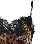 Top in raso stampa leopardo F72K9T FSAXYHY13M DOLCE & GABBANA 