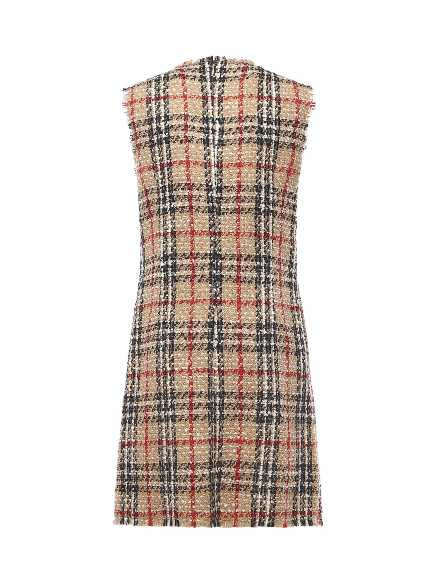 Miniabito in bouclé Check 8116014 B9368 BURBERRY 