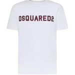 T-shirt in jersey con logo S74GD1527 D20108100 DSQUARED2 