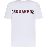 T-shirt in jersey con logo S74GD1527 D20108100 DSQUARED2 
