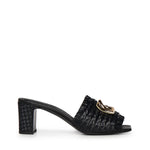 Mules in rafia con logo CR1993 AN21780999 DOLCE & GABBANA 