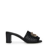 Mules in rafia con logo CR1993 AN21780999 DOLCE & GABBANA 