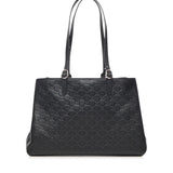 Borsa shopping GG Emblem in pelle<BR/> 815213 AAFDV1000 GUCCI 