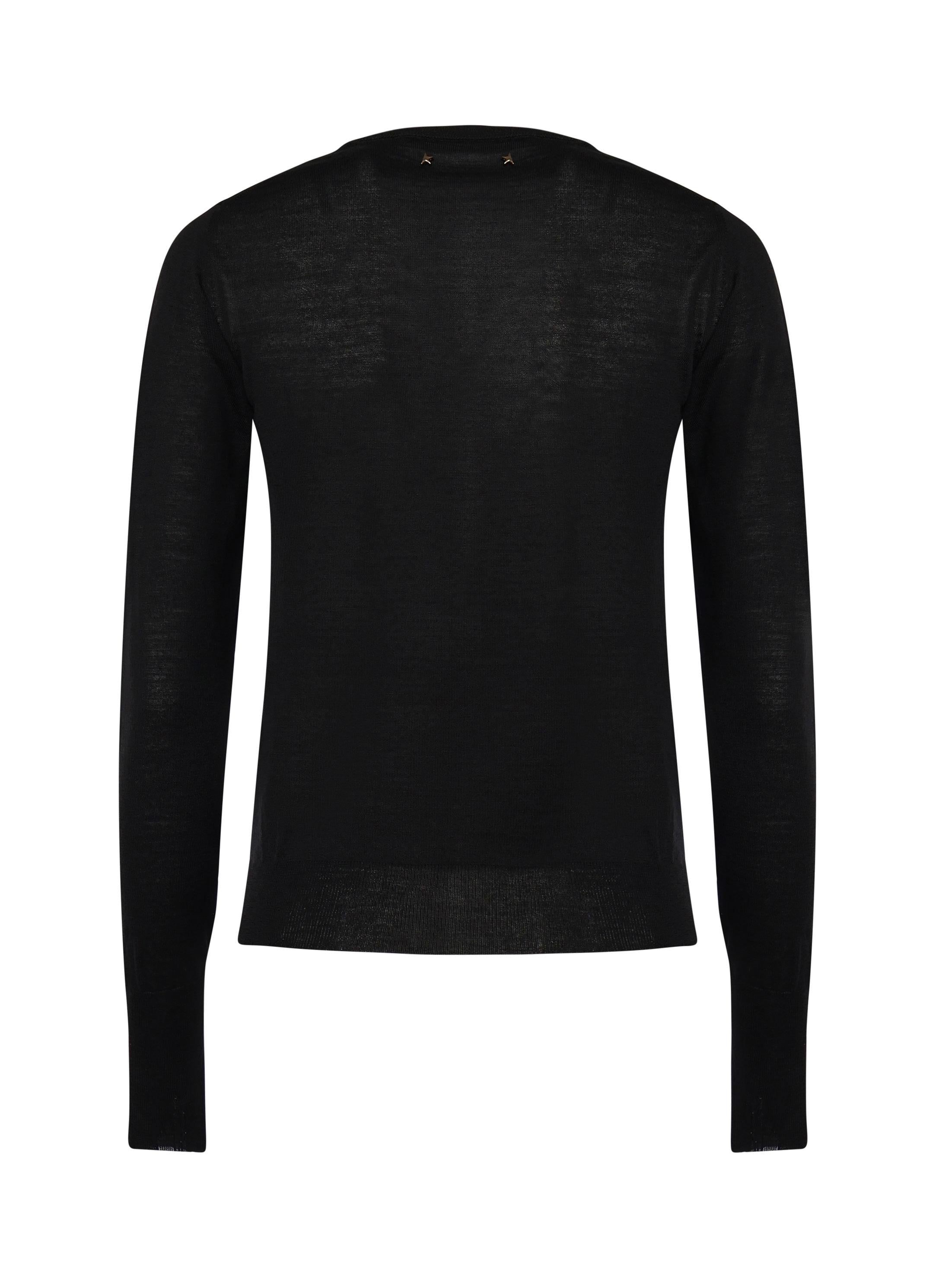 Maglione con effetto vissuto GWP00952 P00066590100 GOLDEN GOOSE 