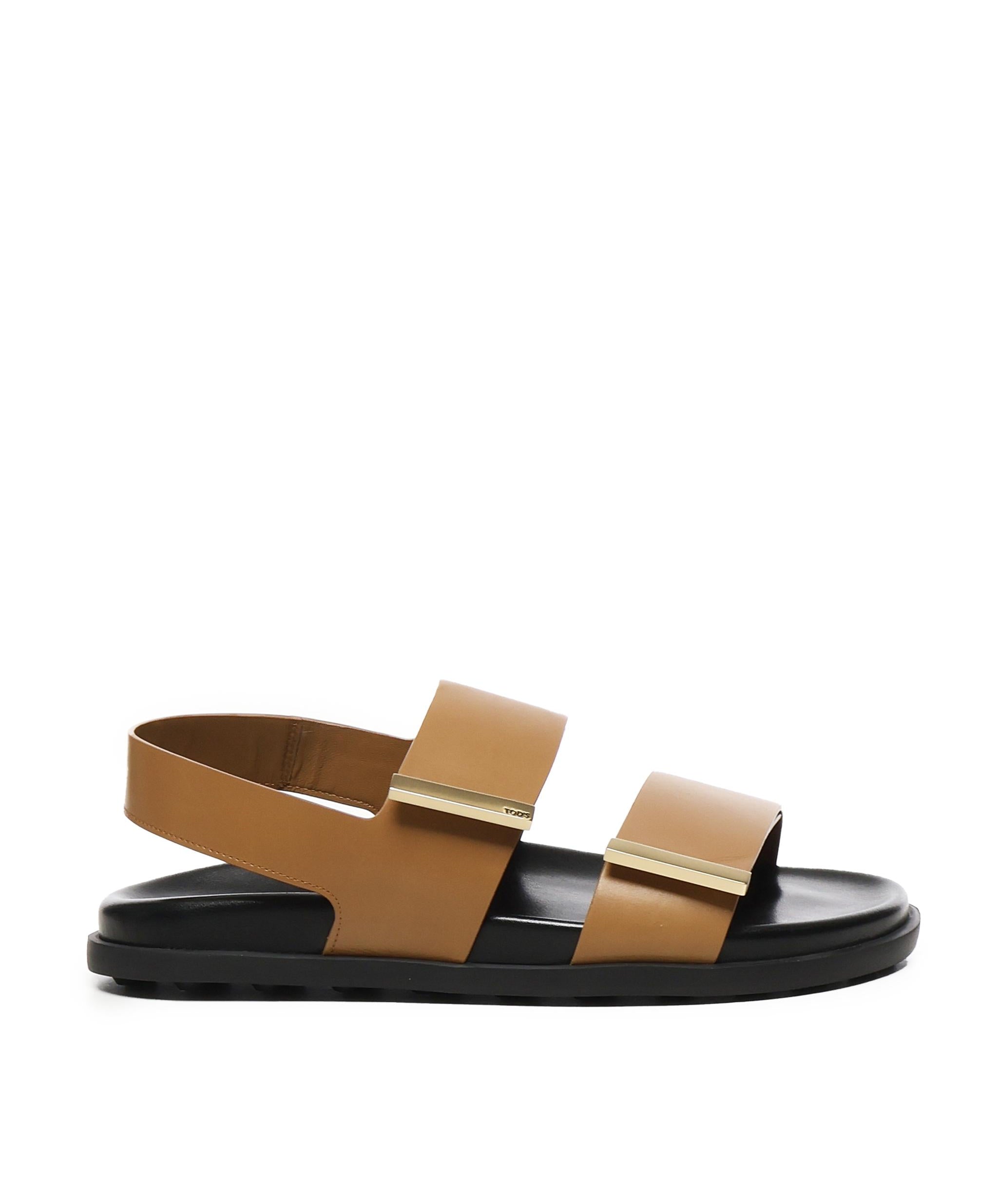 Sandalo a fasce in pelle XXW68K0JE60N6M 9999 TOD'S 