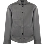 Camicia Tobhias in lana TOBHIAS GRIGIO GIULIANO GALIANO 