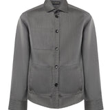 Camicia Tobhias in lana TOBHIAS GRIGIO GIULIANO GALIANO 