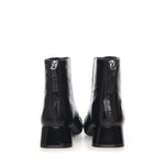 Stivaletti Rose Back in vernice A54308 NERO CARMENS 