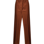 Pantaloni Dakota in suede 25FWNPN-0017 BROWN NINEMINUTES 