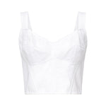 Top bustier in guaina jacquard e pizzo F7T19T GDCLQW0800 DOLCE & GABBANA 