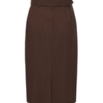 Gonna longuette con cintura 106449 A2W6L78 PINKO 