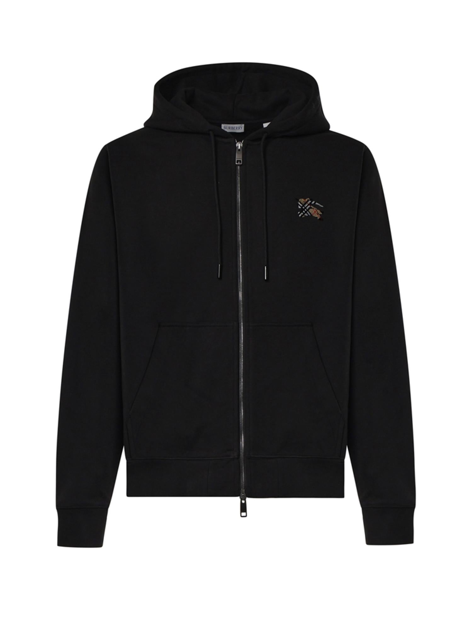 Felpa con zip in cotone 8130195 A1189 BURBERRY 