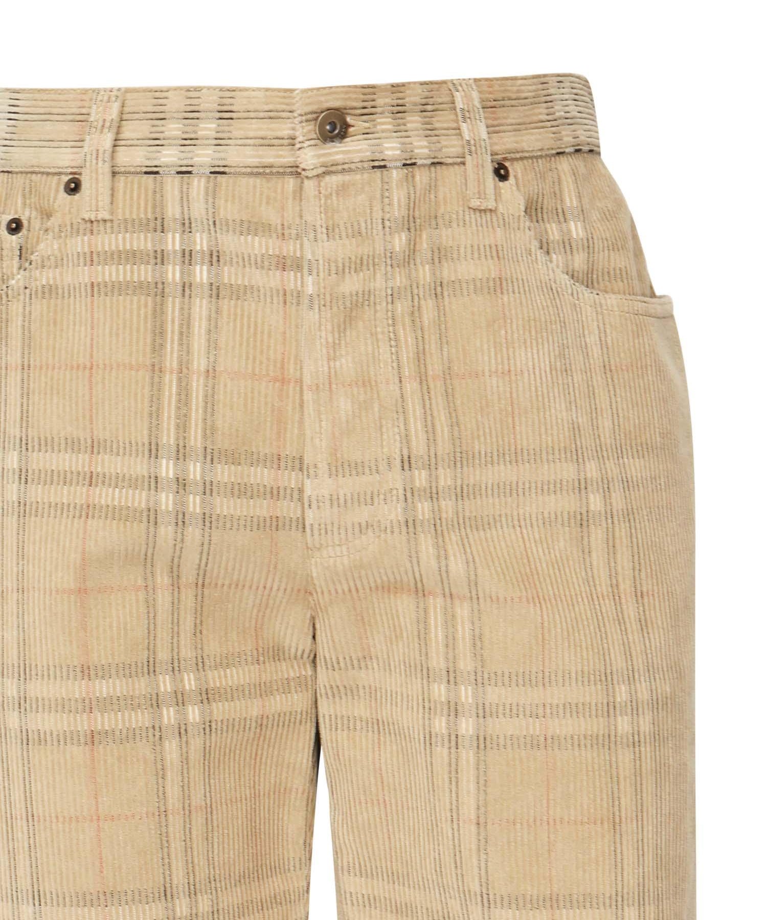 Pantaloni in cotone Check 8113484 B9368 BURBERRY 