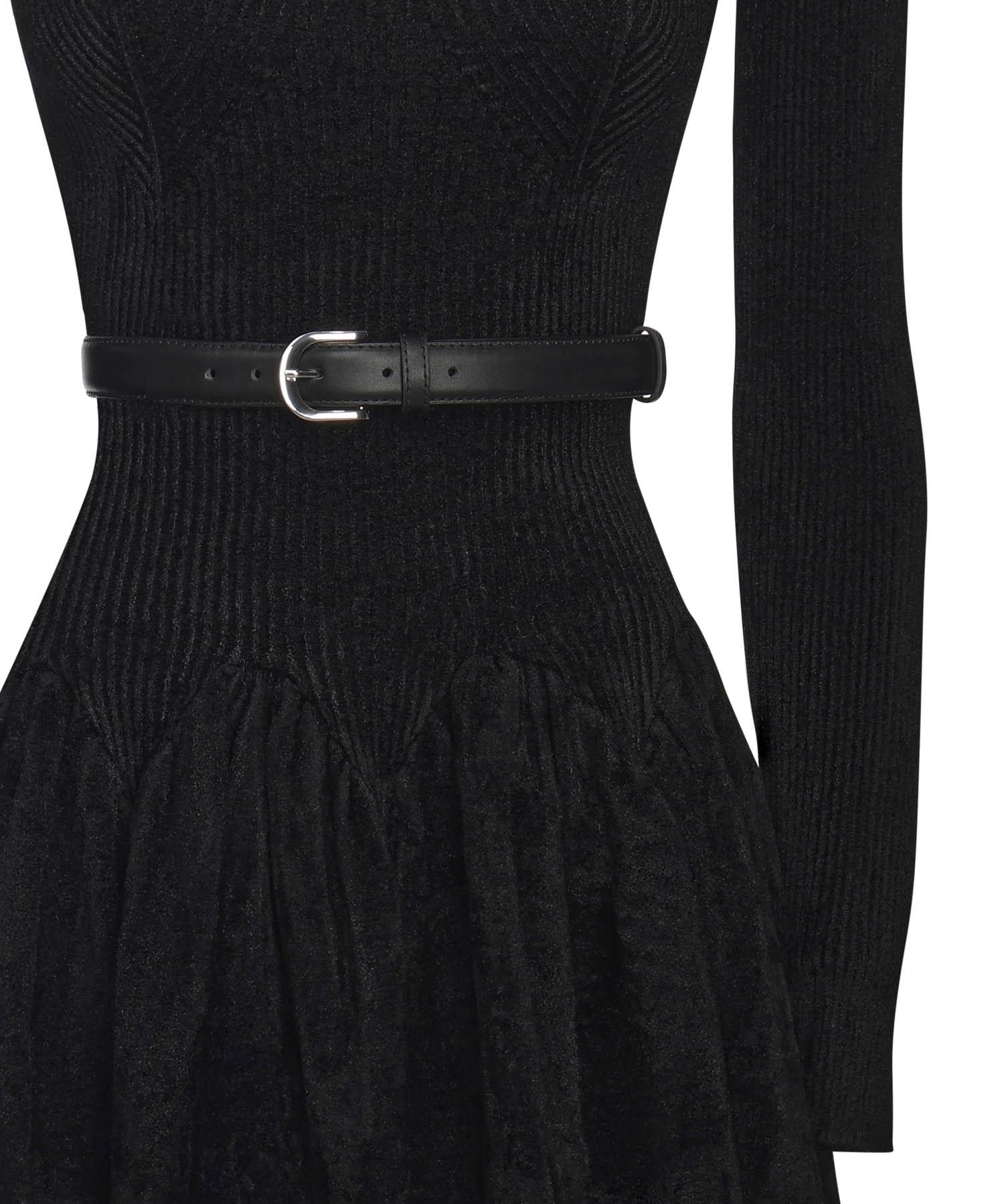 Abito in maglia di ciniglia AW25029S B SELF-PORTRAIT 