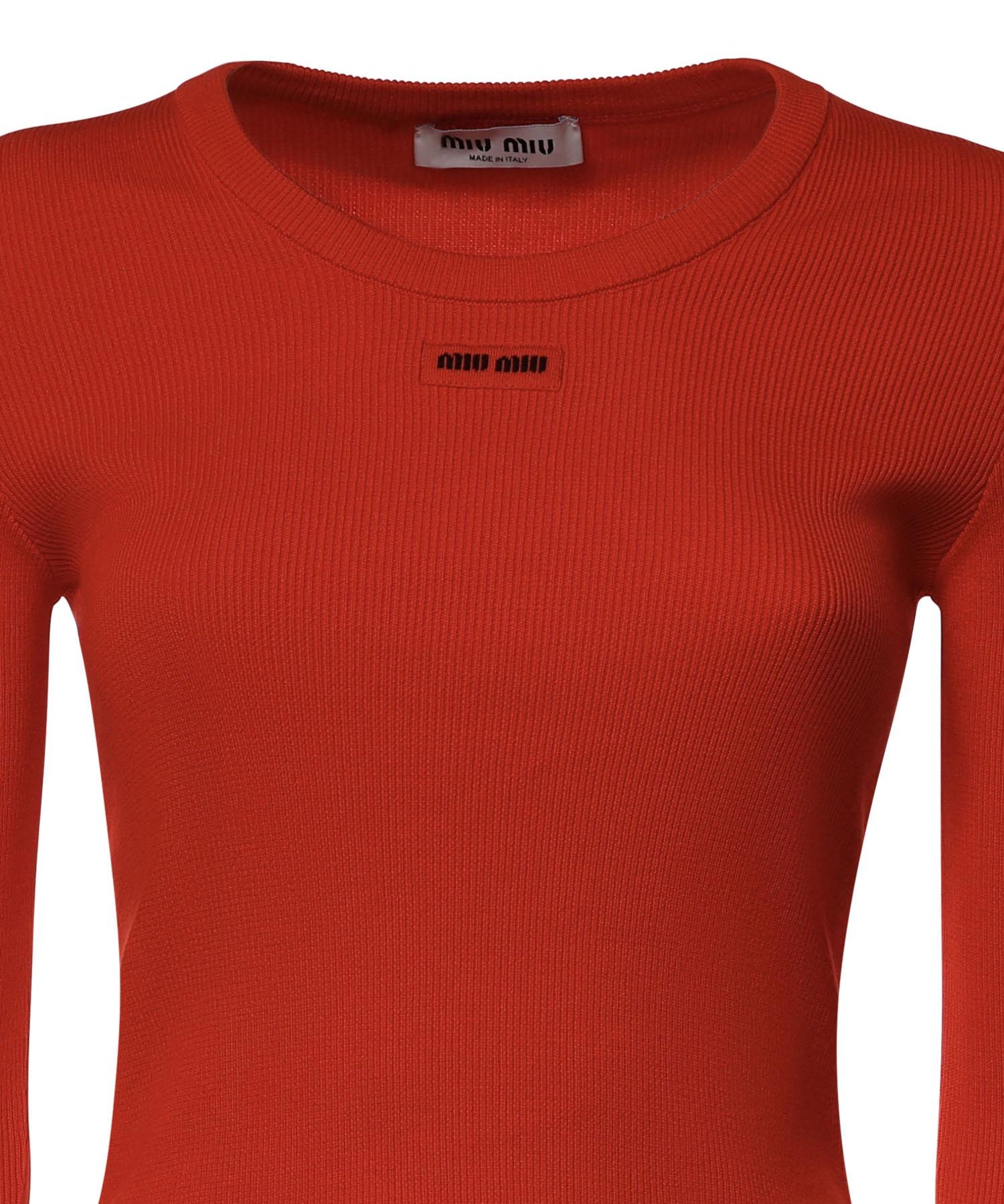 Maglia girocollo in cotone MML05V 1902F0049 MIU MIU 