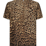 T-shirt con stampa animalier 5YGH29 7320AP1TO MARCIANO BY GUESS 