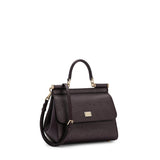 Borsa a mano Sicily piccola in pelle Dauphine BB6003 B10018M073 DOLCE & GABBANA 