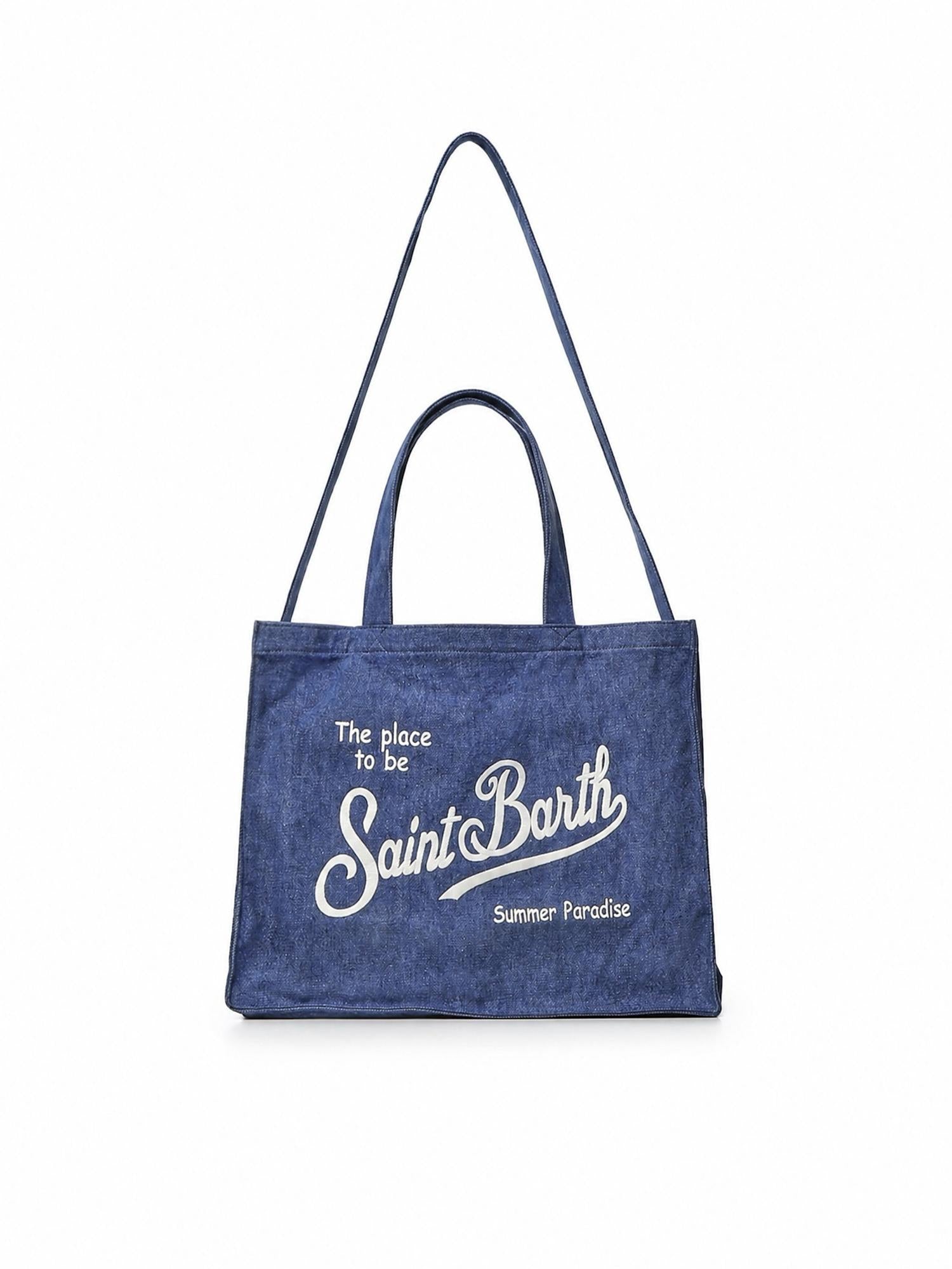 Borsa Essential in denim EBAGN006 00431L MC2 SAINT BARTH 