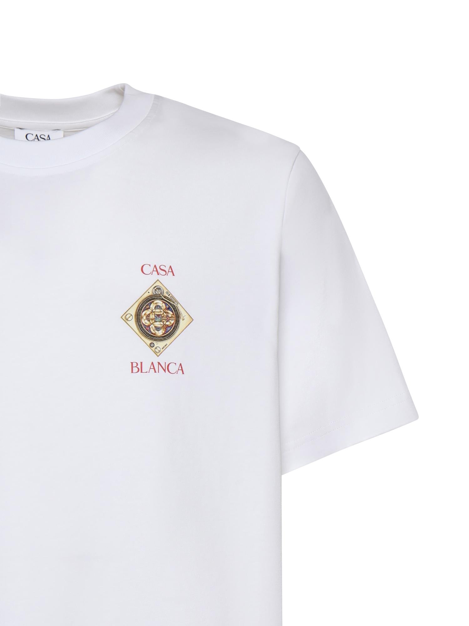 T-shirt in cotone con logo MSS26JTS001 02 CASABLANCA 