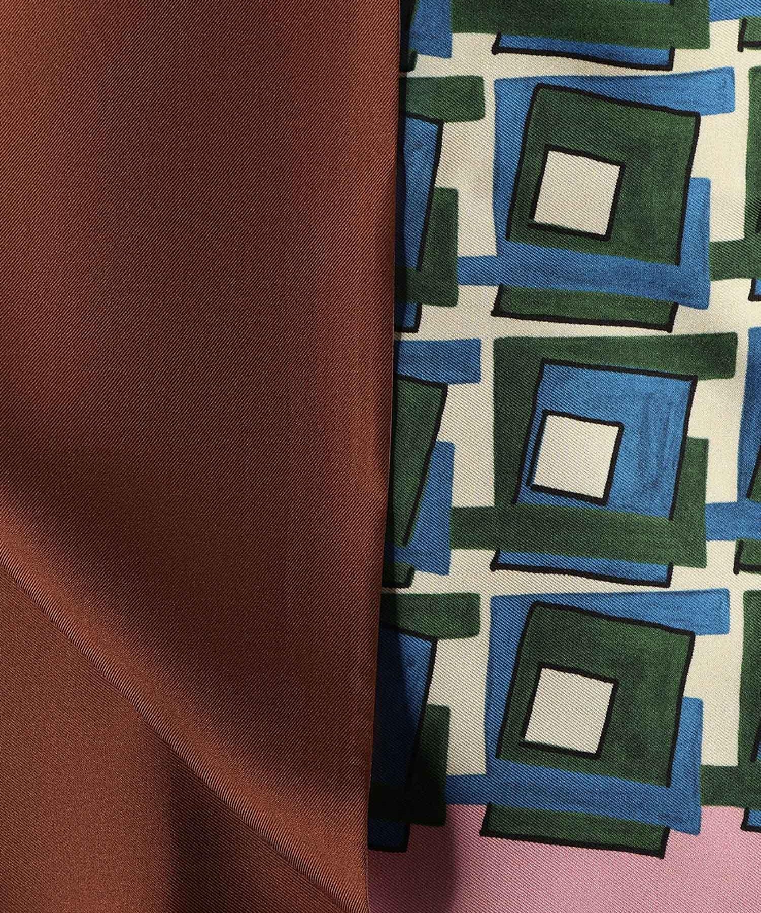 Foulard stampato in seta 5FF065 2IG3F05AG MIU MIU 