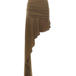 Gonna lunga asimmetrica Zahira T180361A TNS038CIGAR THE ANDAMANE 