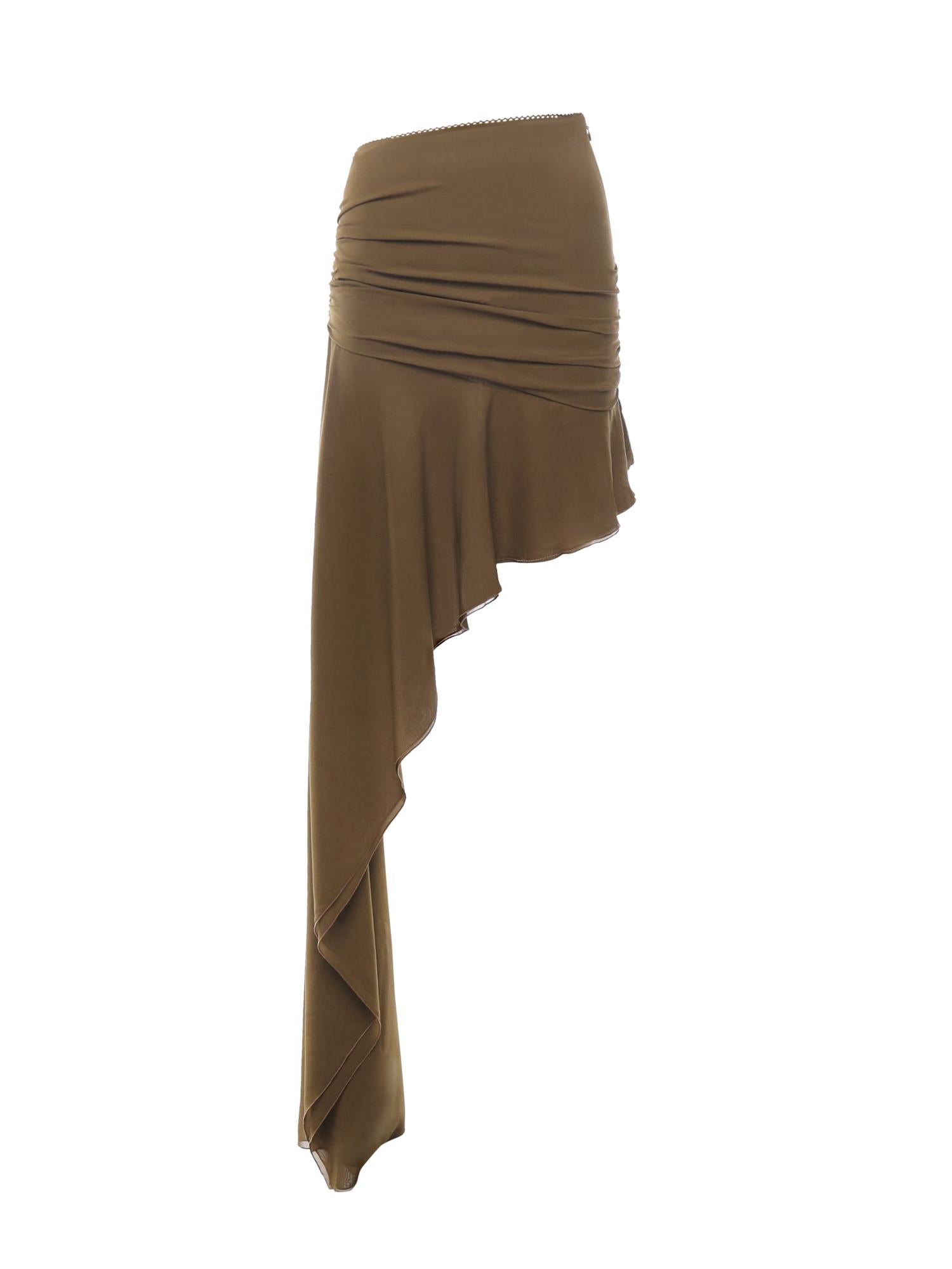 Gonna lunga asimmetrica Zahira T180361A TNS038CIGAR THE ANDAMANE 