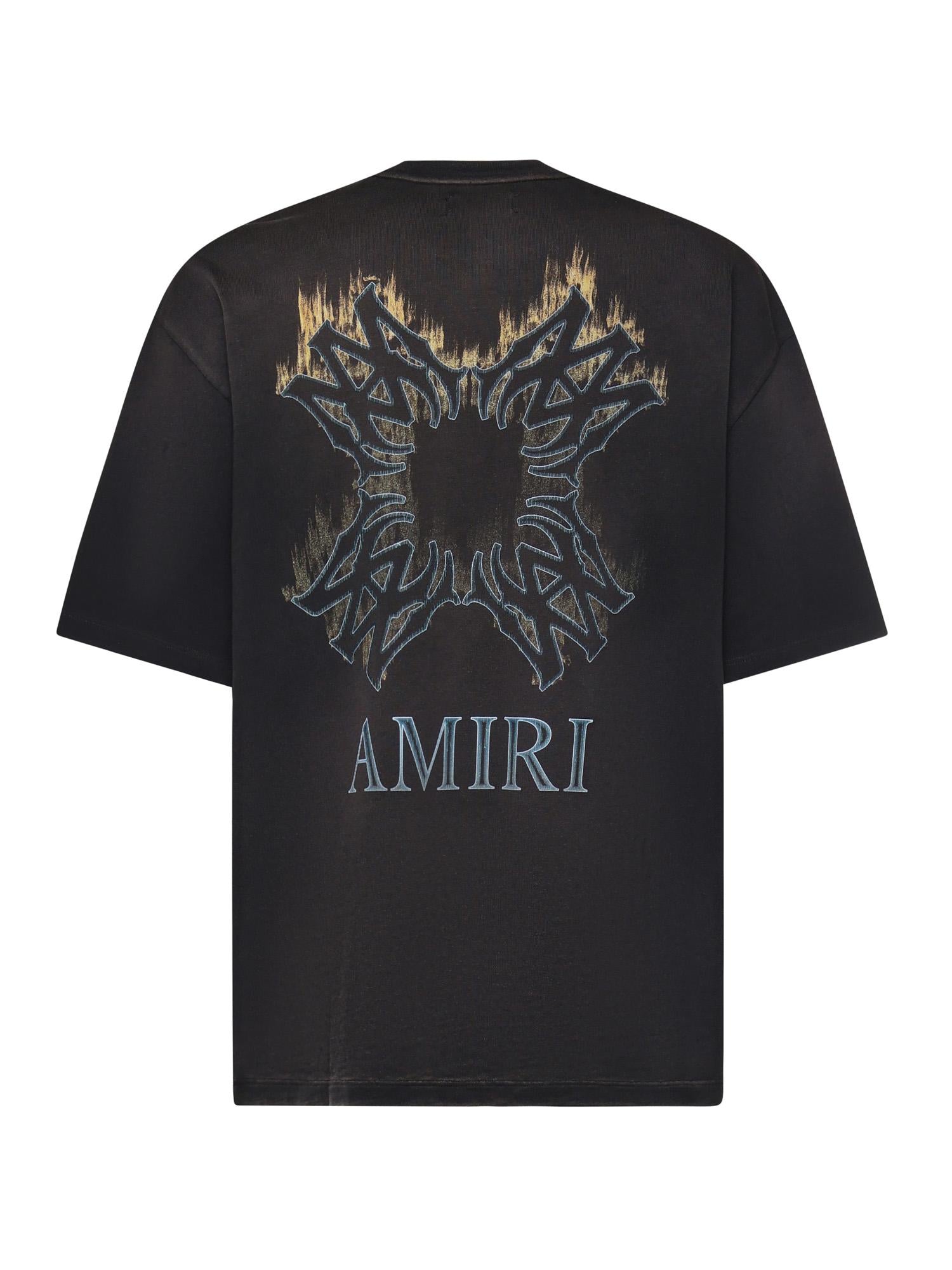 T-shirt con stampa in cotone AMTOJR1112 001 AMIRI 