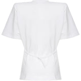 T-shirt con spalle imbottite 105217 A2M2Z04 PINKO 