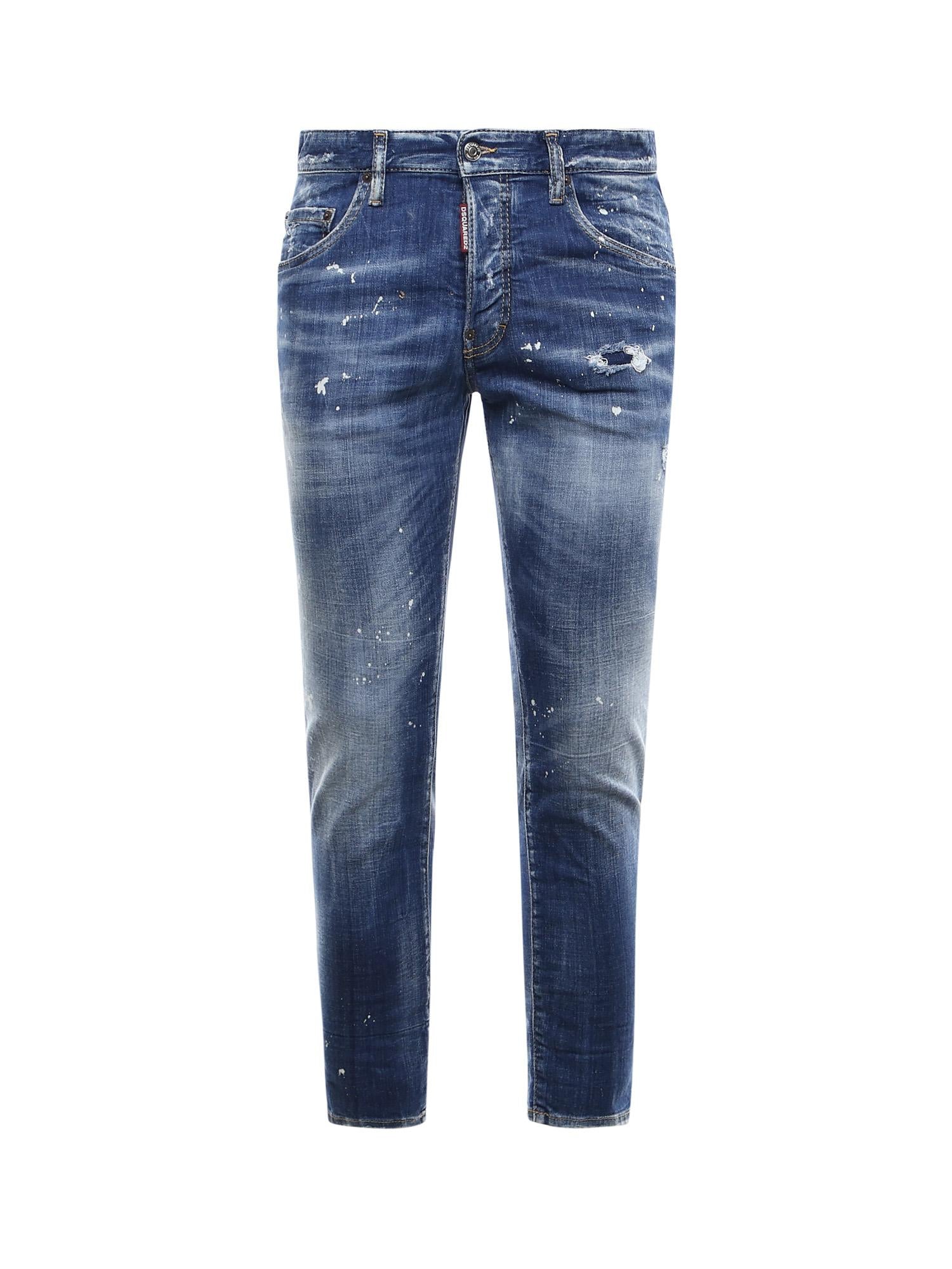 Jeans Medium Spots in denim stretch S71LB1711 D30010470 DSQUARED2 