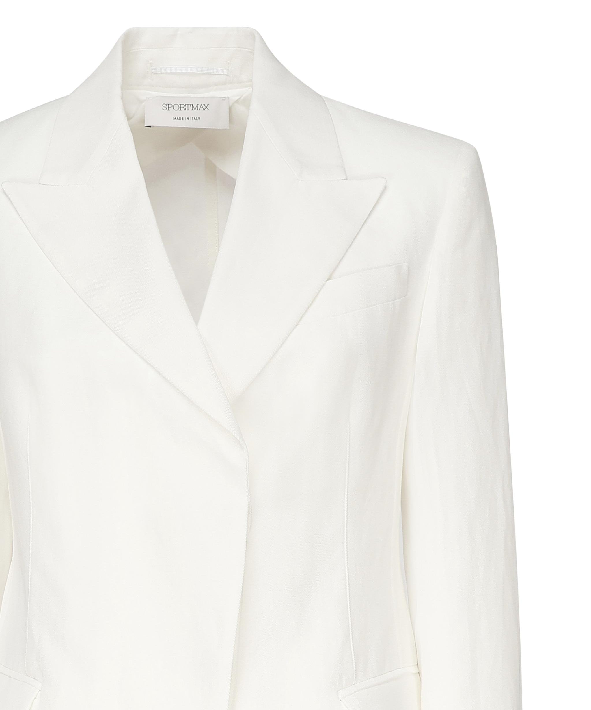 Blazer in twill di lino e viscosa 2512041022600 001 SPORTMAX 