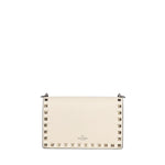 Mini bag con catena Rockstud in vitello granato 8W2P0Y59 VSHI16 VALENTINO GARAVANI 