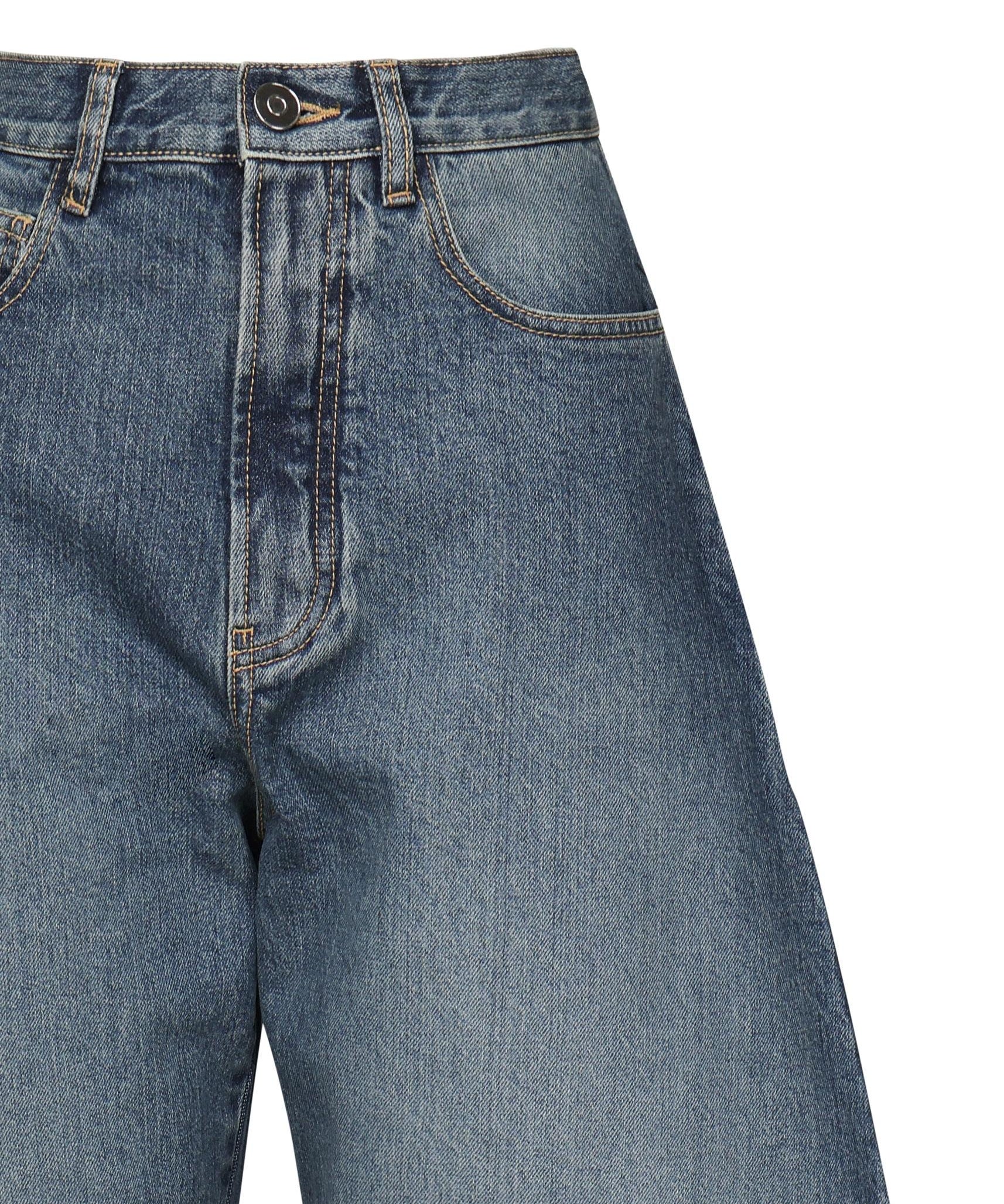 Jeans Round in denim délavé AA9P0176T536A 525 ALAIA 