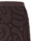 Gonna midi in crochet geometrico 106353 A354M05 PINKO 