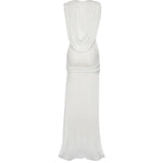 Abito con drappeggio ondulato 24043346 WHITE CHRISTOPHER ESBER 