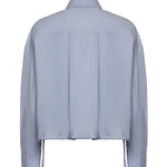 Camicia cropped in cotone 106249 A32LG50 PINKO 