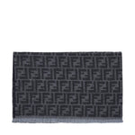 Sciarpa in maglia con motivo FF all-over FXS830 AS6LF1Q3B FENDI 