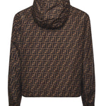 Giacca a vento reversibile in nylon FAA615 A79NF13IZ FENDI 