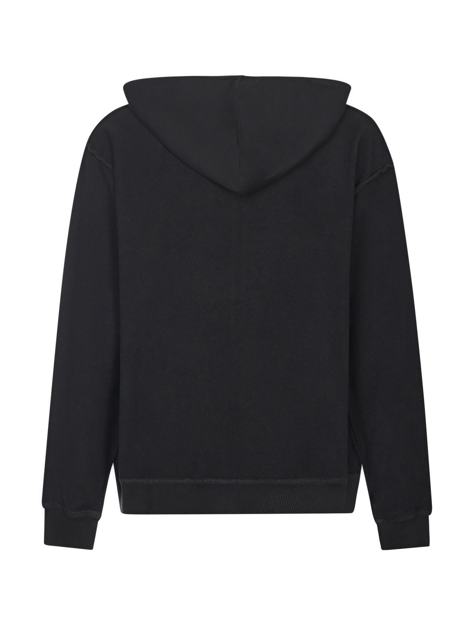 Felpa con zip e logo SH0HG0006 M25014900 MM6 Maison Margiela 