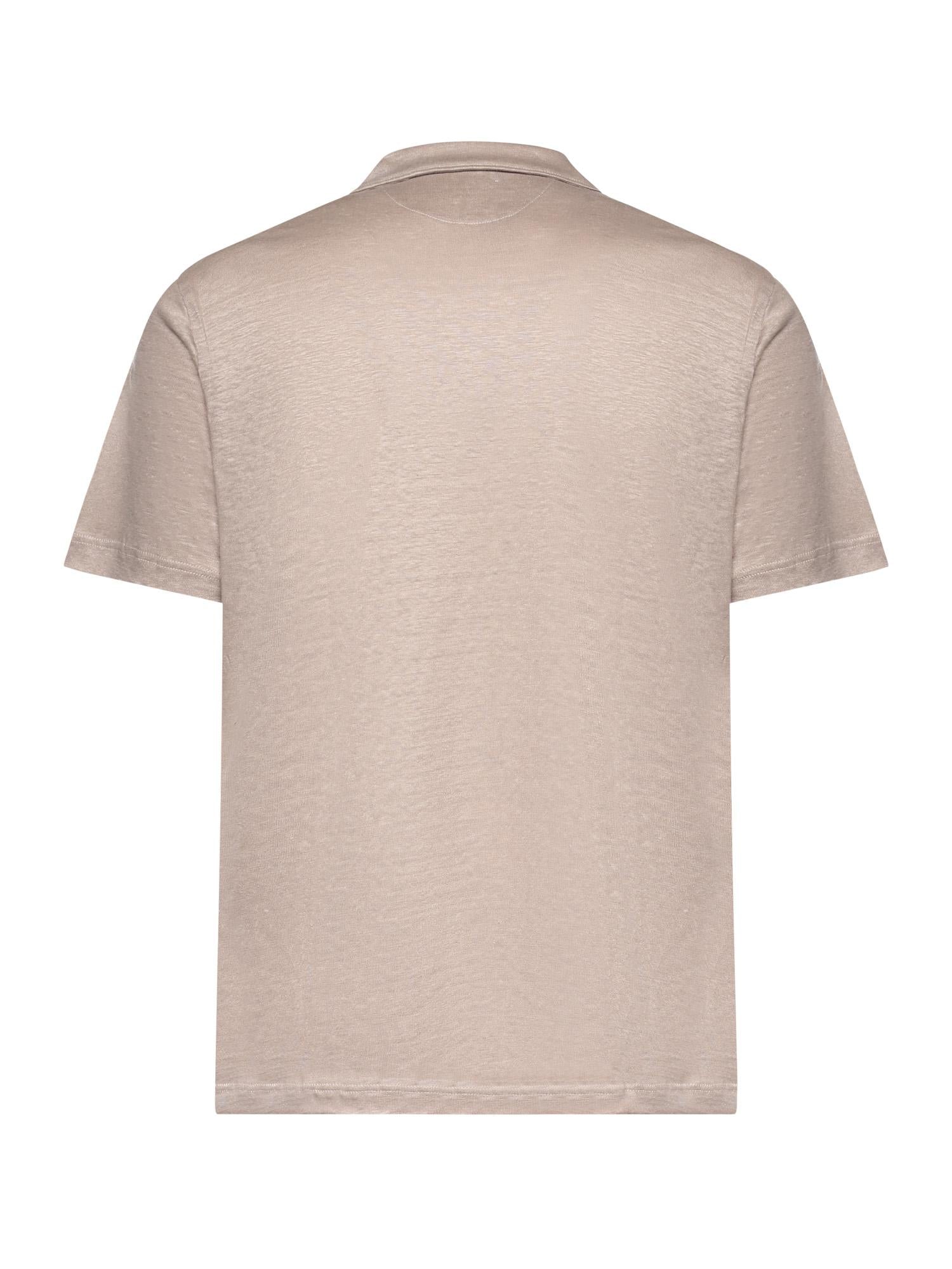 Polo in lino<BR/> M75POLM02TES0M121 26 ELEVENTY 