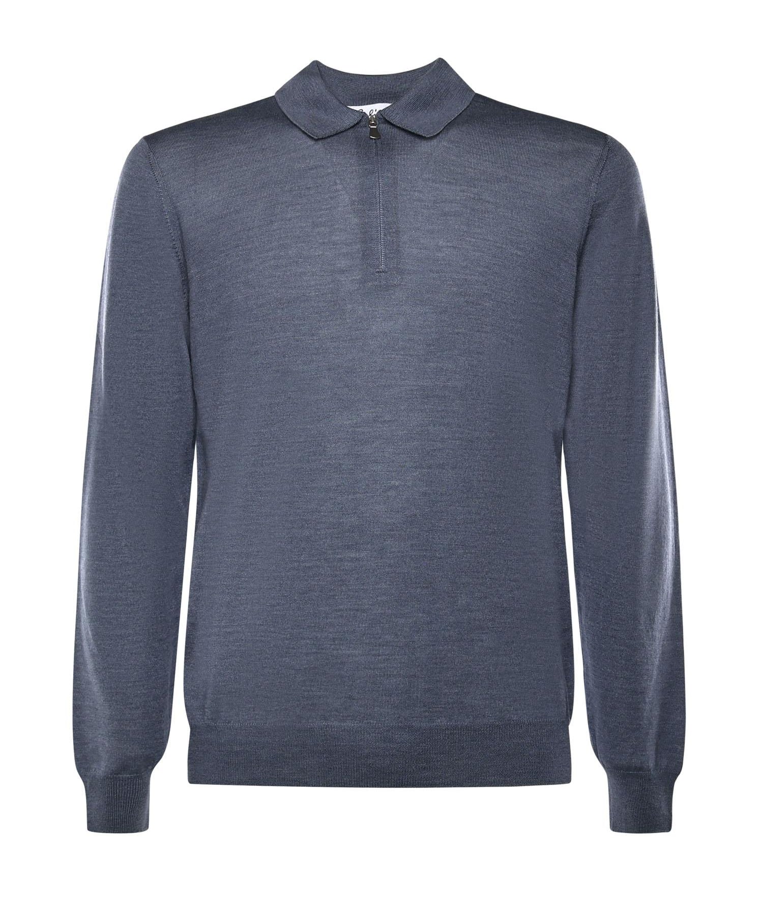Maglia in lana con colletto polo 13190 57137540 GALIANO 