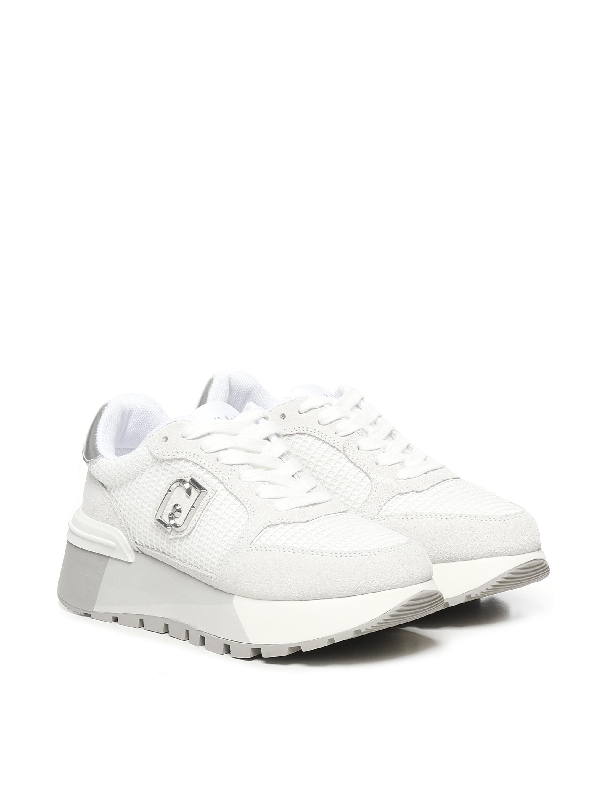 Sneakers platform in suede e mesh BA5049PX02704370  LIU JO 