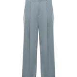 Pantaloni super loose con pinces PT016V1 BLU BONSAI 