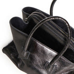 Top handle La Passeggiata Mini in pelle laminata 260WAH00063 LBT070AA233 THE Attico 