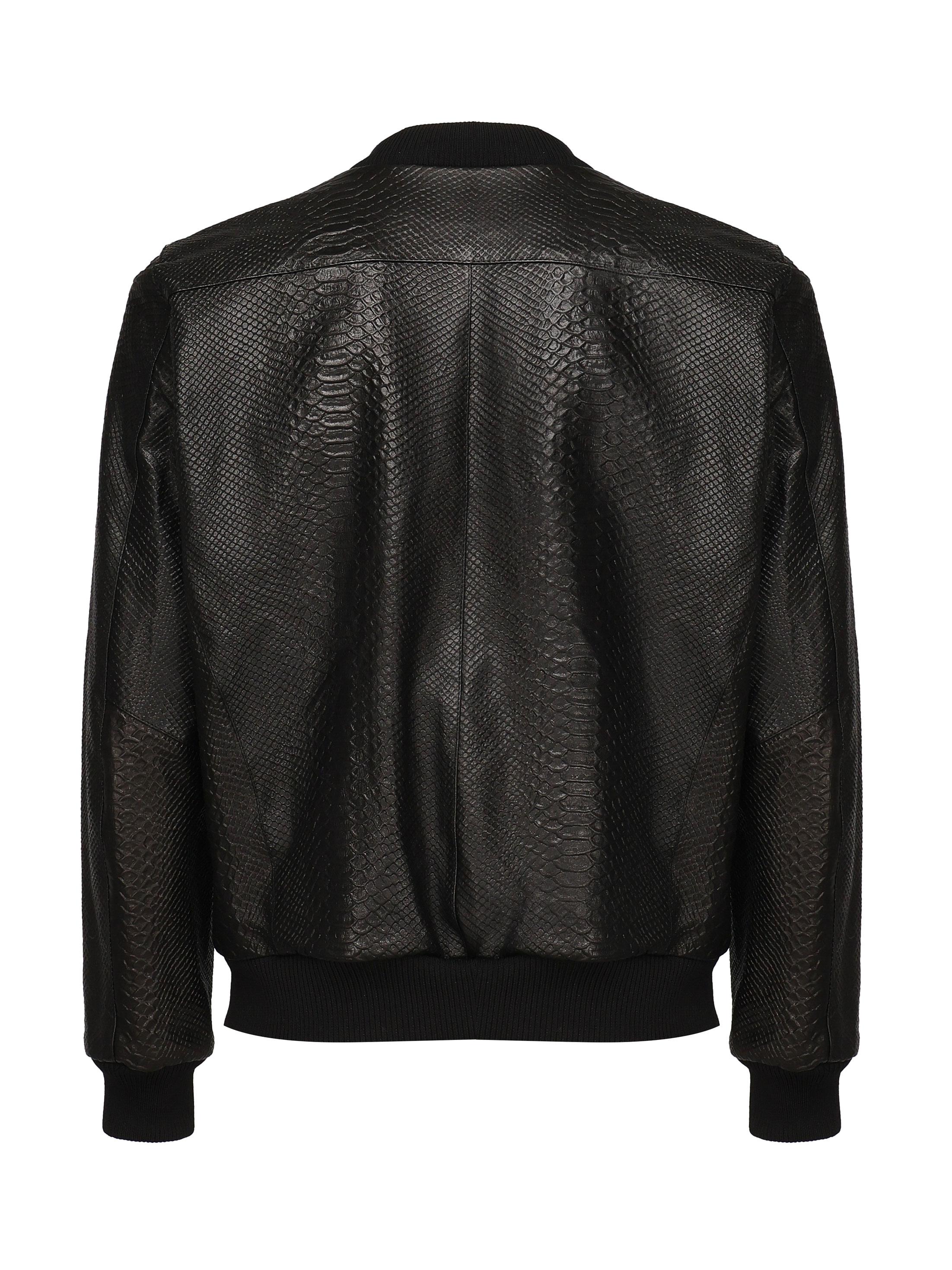 Bomber Good Fellas in pelle GOODFELLAS PITONENERO GIULIANO GALIANO 