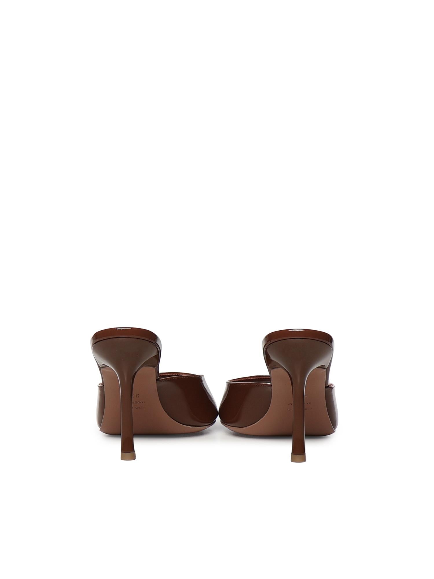 Mule Connie in vernice CONNIE VERNICEBROWN GIULIANO GALIANO 